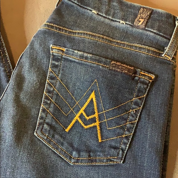 GUC 7 For All Mankind A Pocket Flare size 27 - Picture 2 of 9